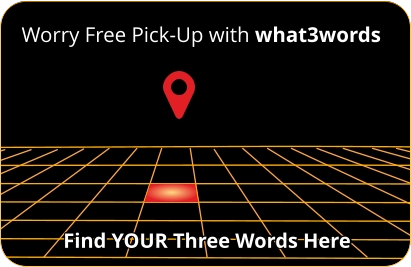Worry Free Pick-Up with what3words